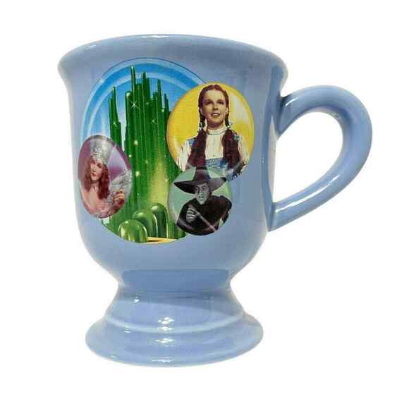 WARNER BROS Wizard of Oz Ceramic Coffee Mug Dorothy Scarecrow Tin Man Purple - Picture 1 of 11